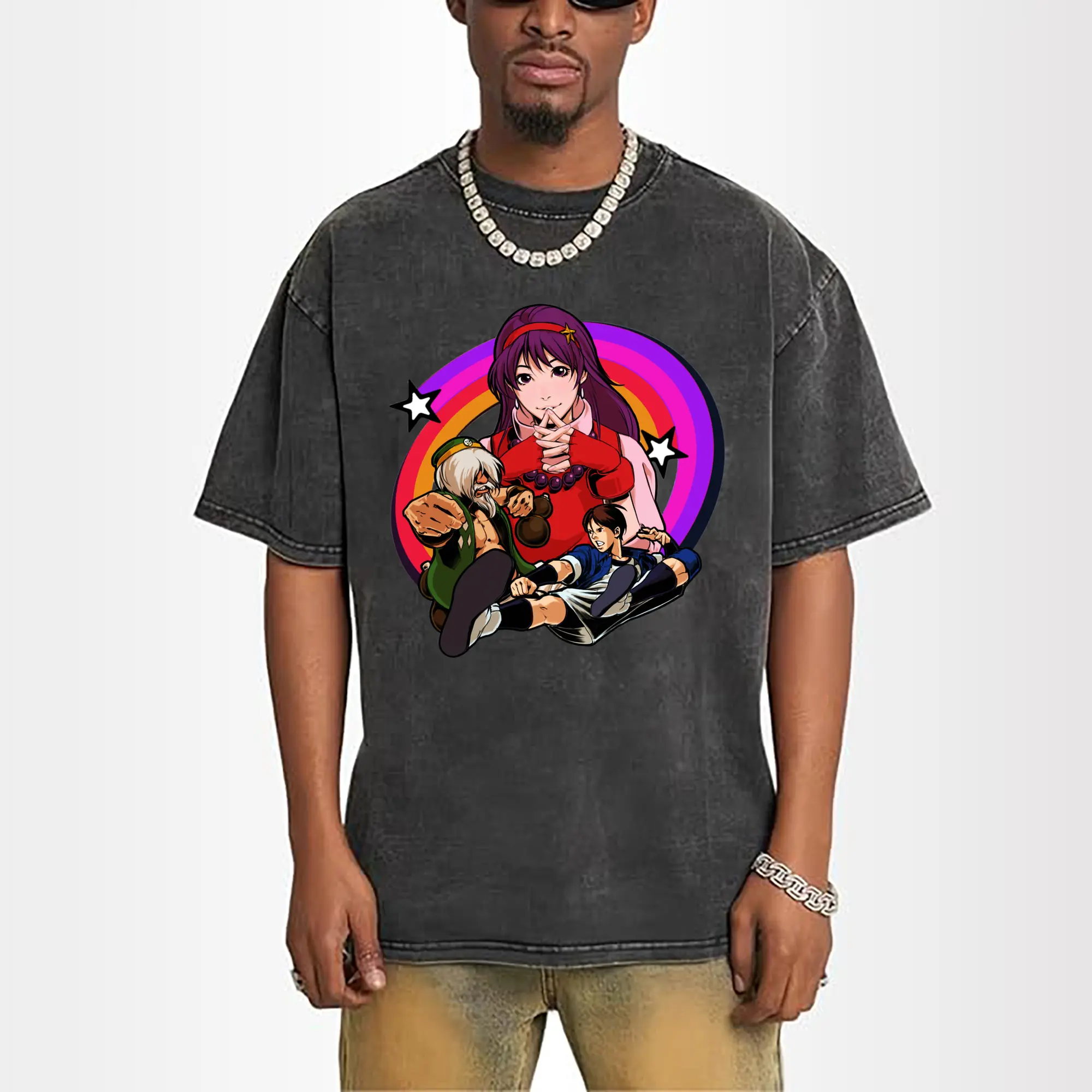 men's the king of fighters shirt