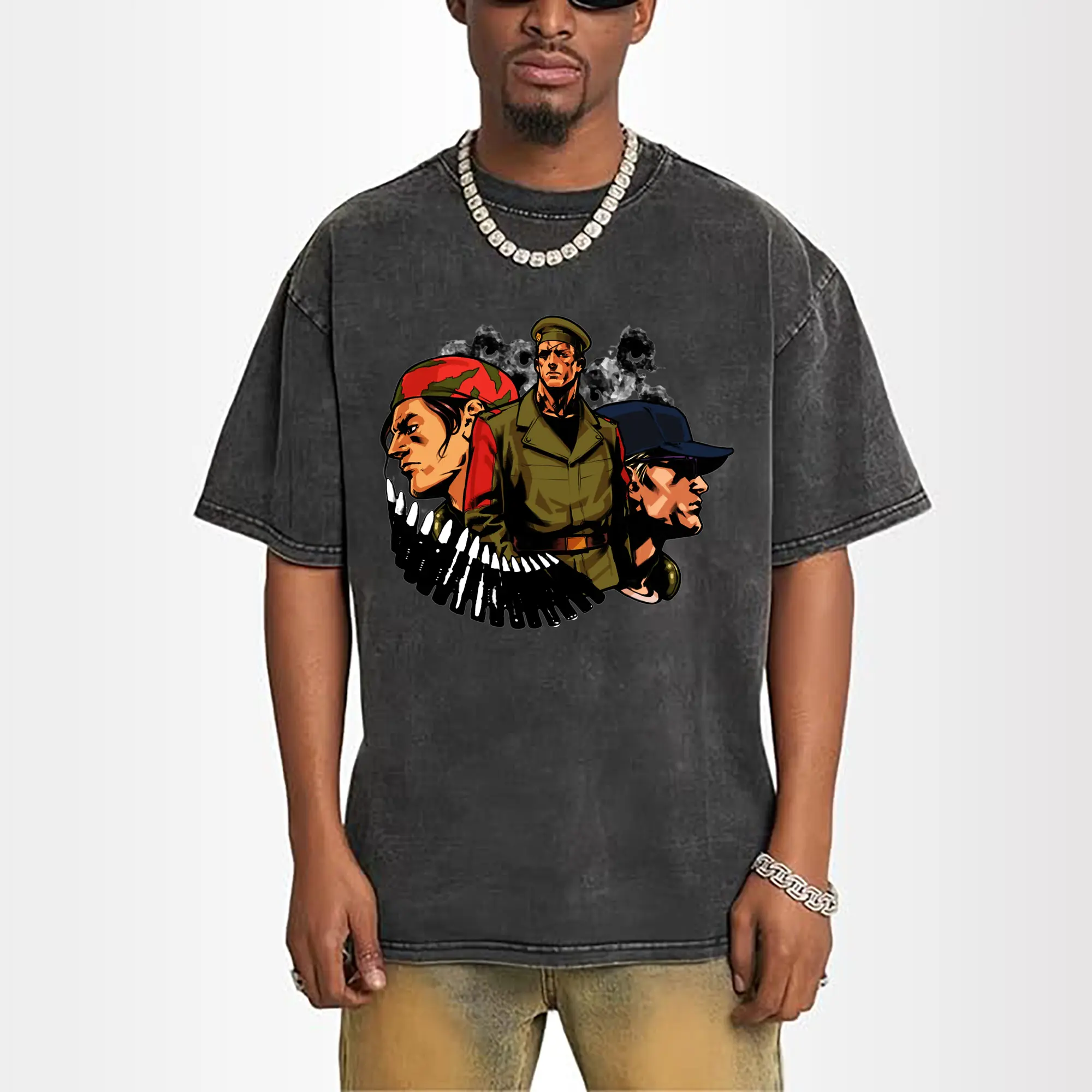 vintage the king of fighters t-shirt