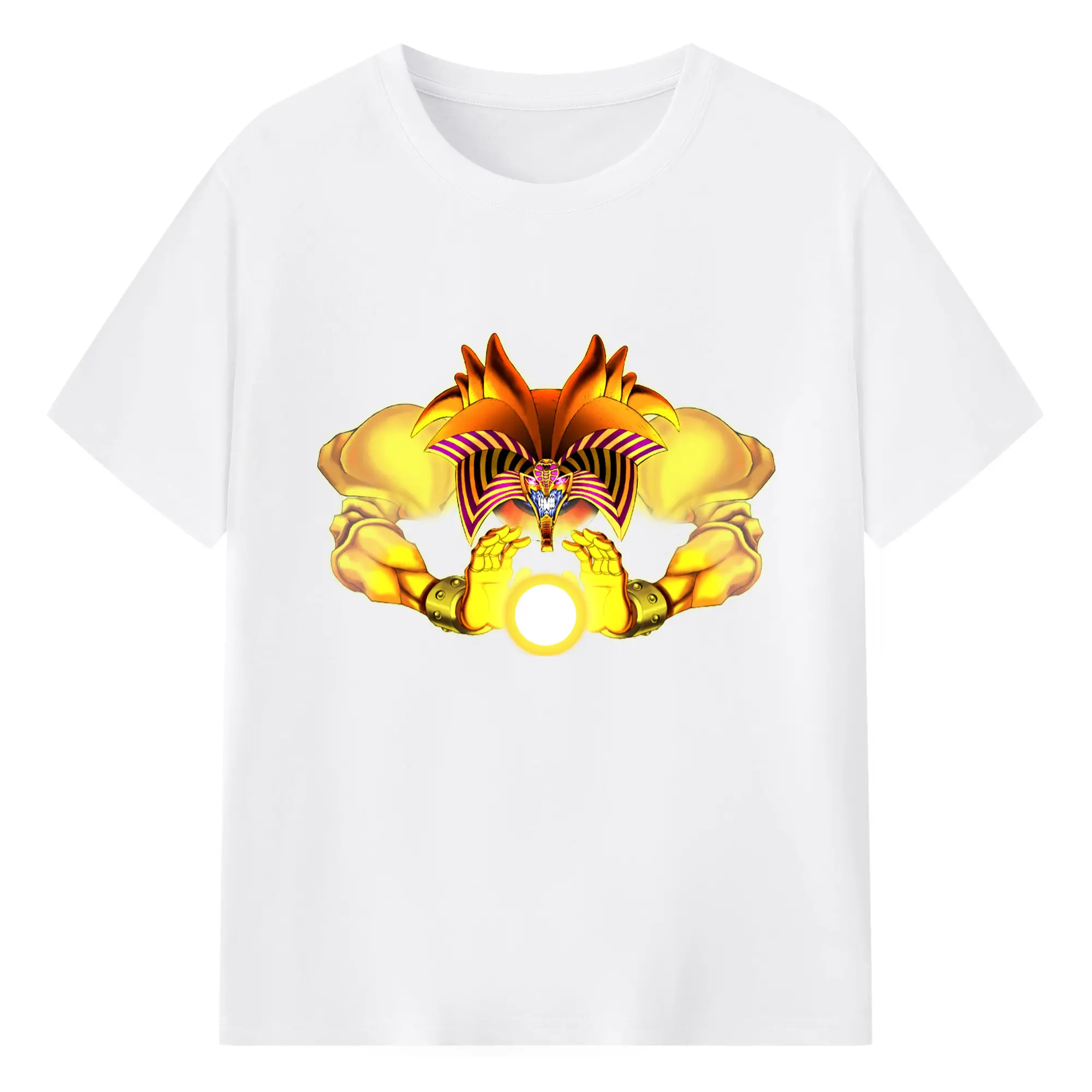 Yu-gi-oh exodia graphic t-shirt​ - 180g Cotton T-Shirt With Front Heat Transfer Print – Soft, Lightweight, Fitted Design – Comfortable Casual Wear For Sports & Everyday Use