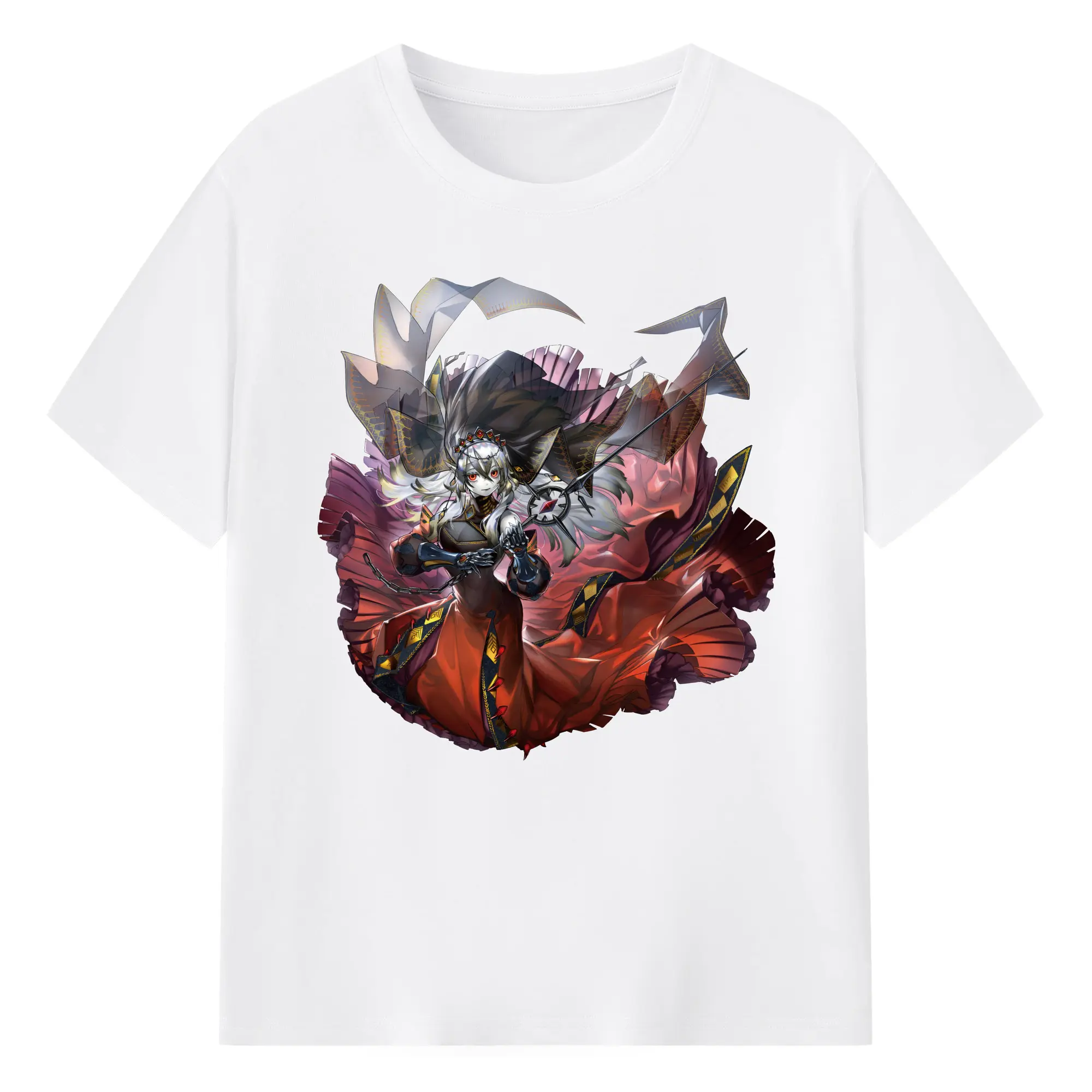 Yu-gi-oh graphic t-shirt - 180g Cotton T-Shirt With Front Heat Transfer Print – Soft, Lightweight, Fitted Design – Comfortable Casual Wear For Sports & Everyday Use