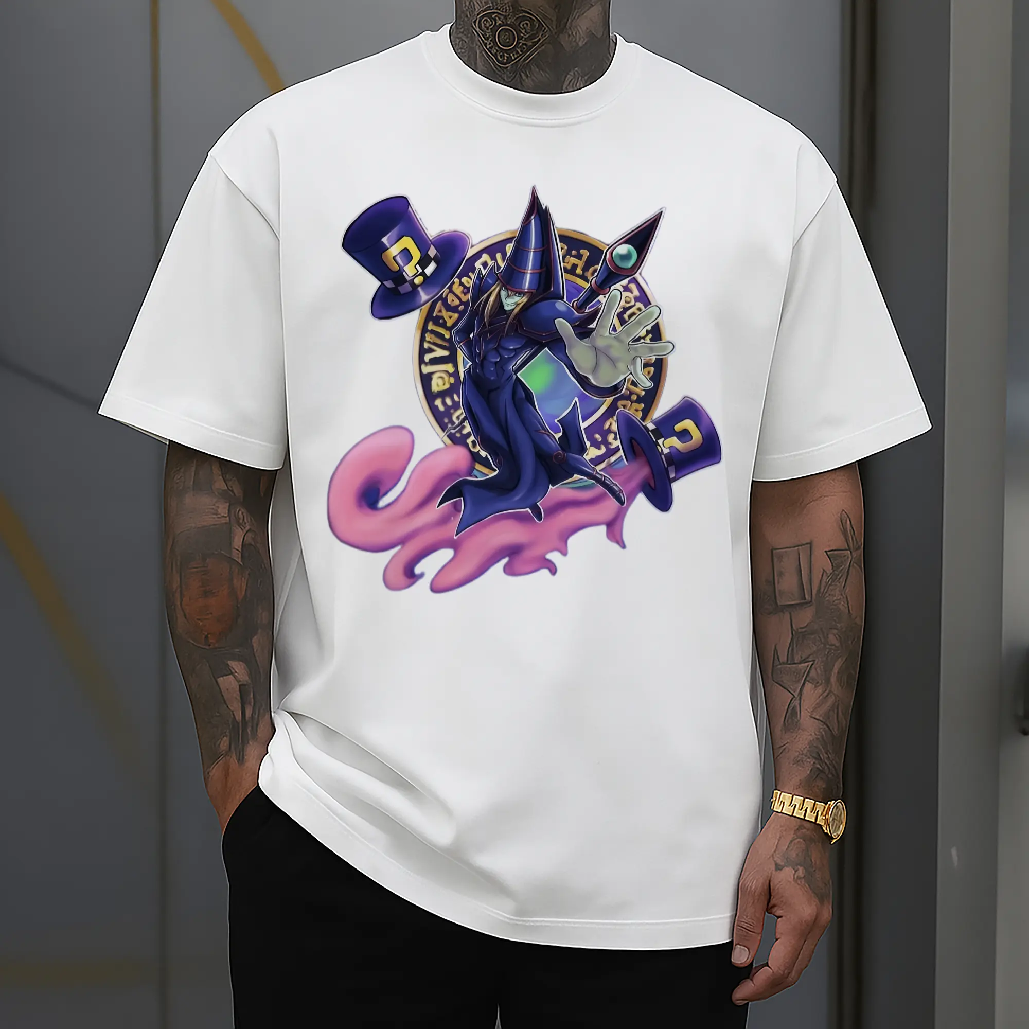 men&#039;s yu-gi-oh Dark Magician graphic shirt​