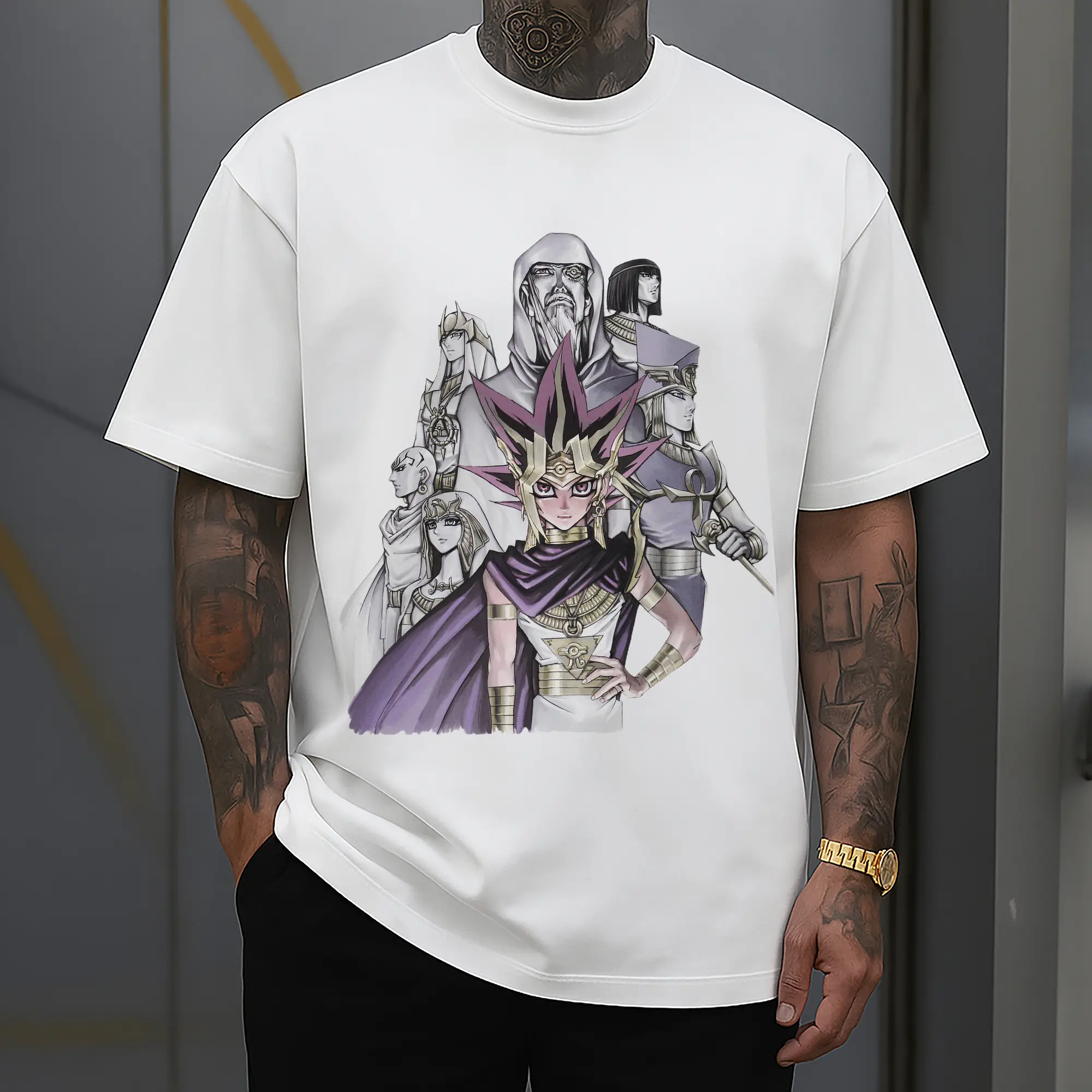 yu-gi-oh Characters Yugi Muto retro t-shirt​