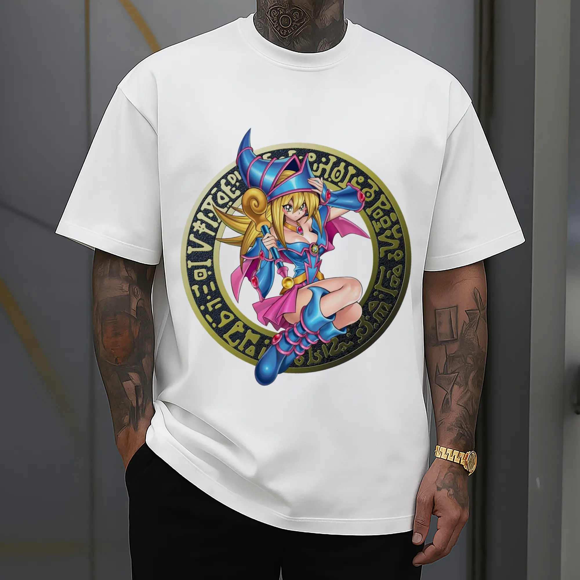 yu-gi-oh Dark Magician Girl icon t-shirt