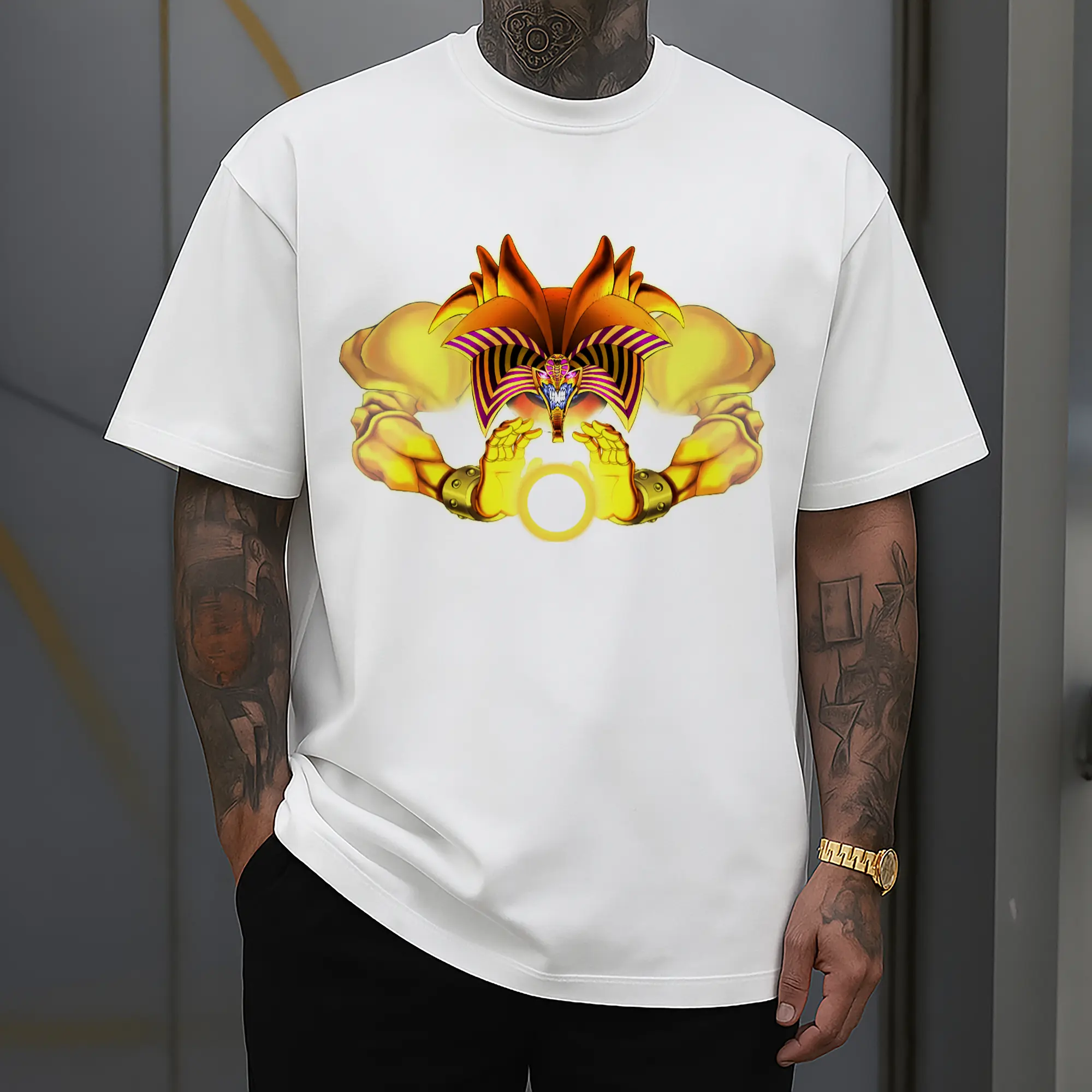 yu-gi-oh exodia graphic t-shirt​