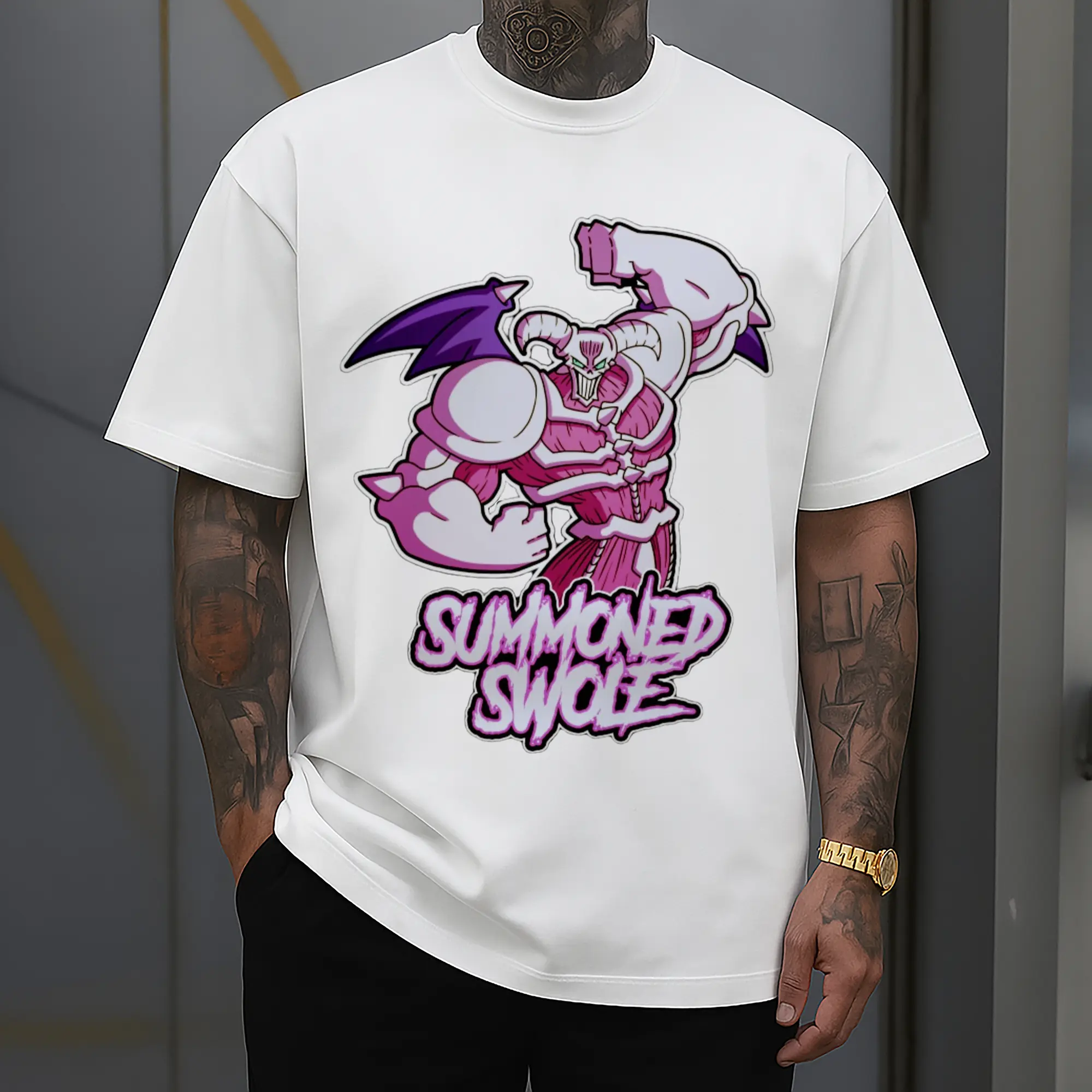 yu-gi-oh summoned swole graphic shirt​