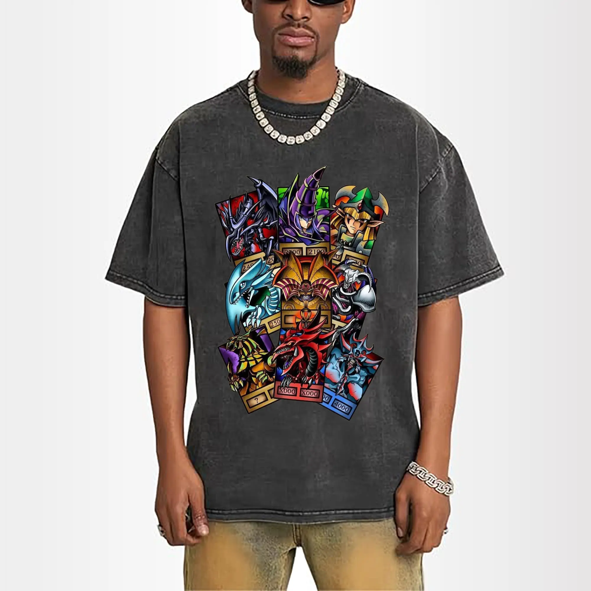 yu-gi-oh collage graphic shirt​