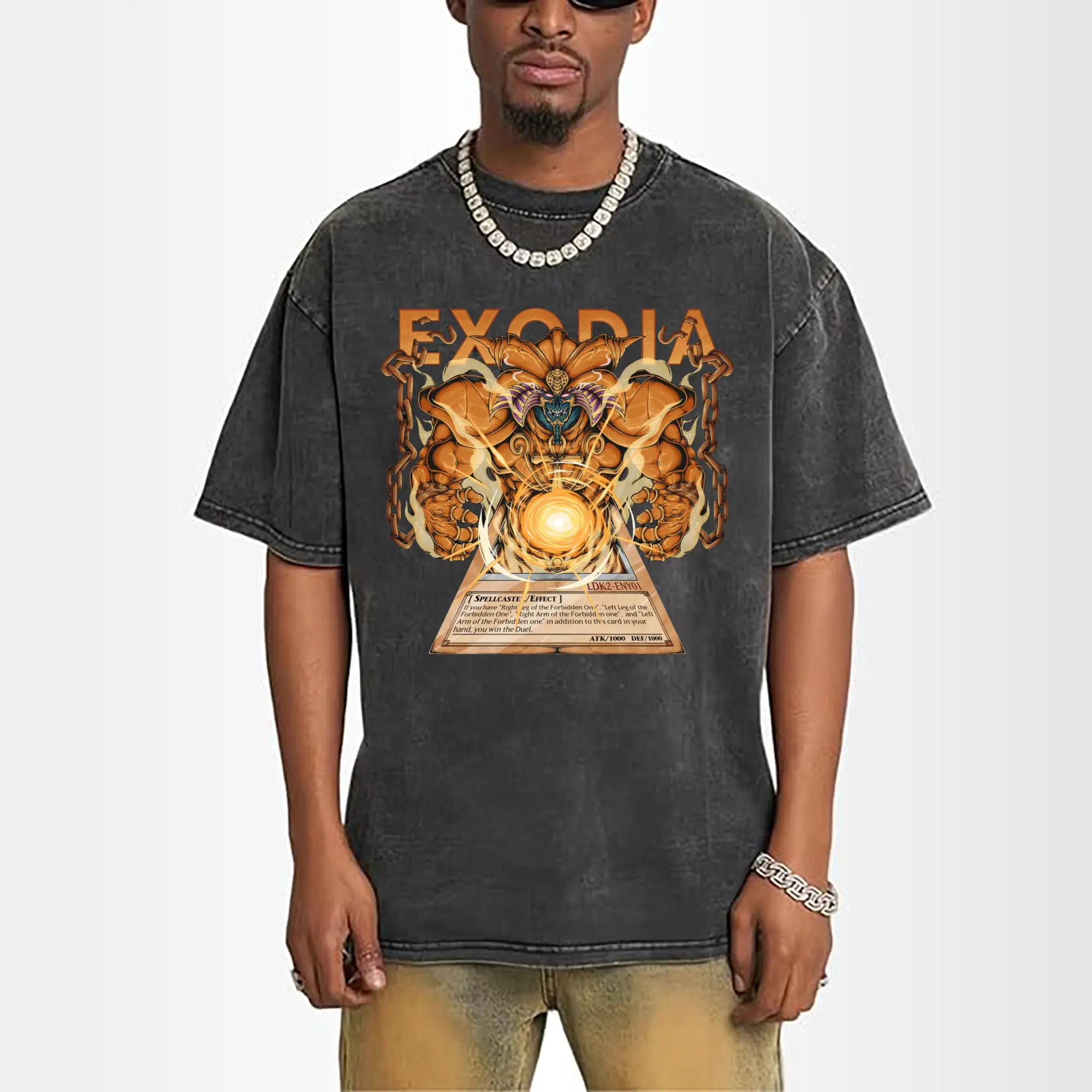 yu-gi-oh exodia graphic shirt​
